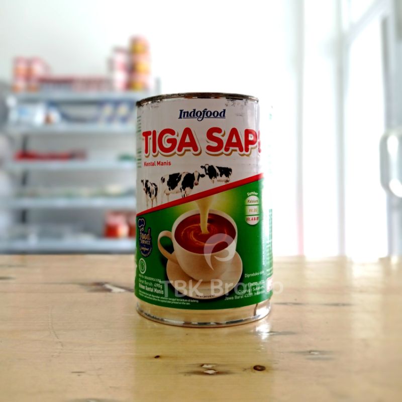 

Krimer kental manis Tiga Sapi 500 gr