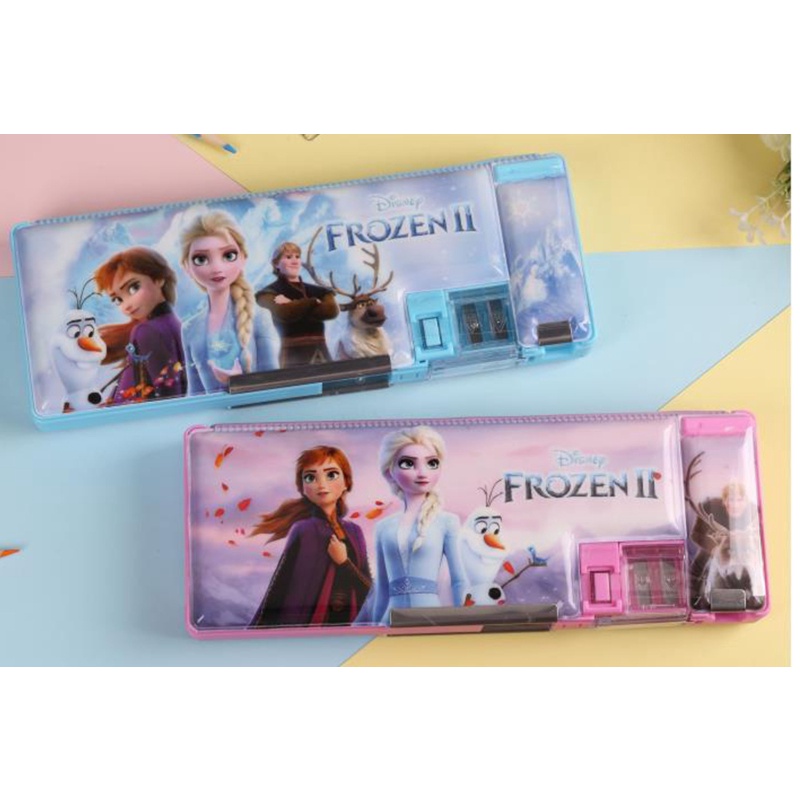 PENSIL CASE MAGNET TEMPAT ATK KOTAK PENSIL ATK SEKOLAH MOTIF FROZEN 1762/1761-1761