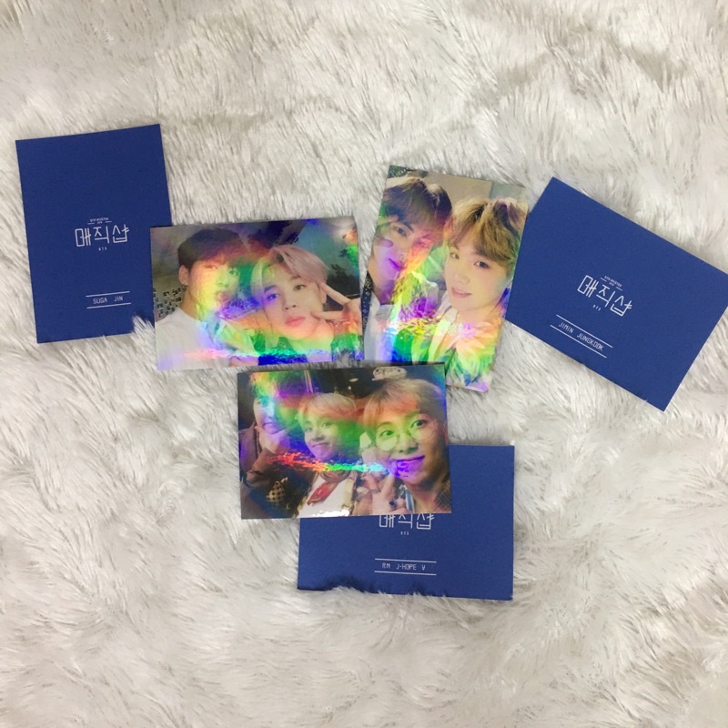 BTS UNOFFICIAL PHOTOCARD TICKET HOLDER TIHOL 5TH MUSTER MAGIC SHOP  BACA DESKRIPSI  JIMIN JUNGKOOK N