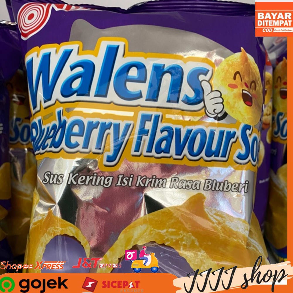 

Snack Cookies Walens Blueberry biskuit Soes 100gr kemasan plastik