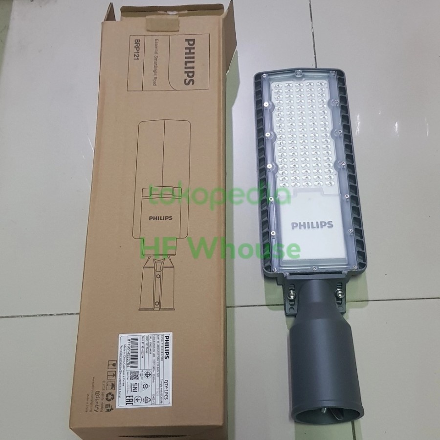 Philips Lampu Jalan / Street Light LED 50W/putih IP66 BRP121