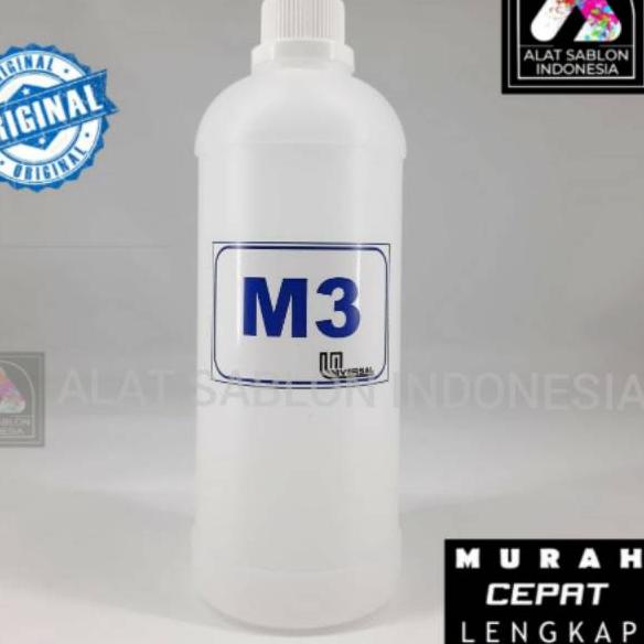 MINYAK M3 PEMBERSIH TINTA SABLON 1 LITER