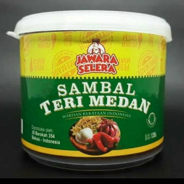 [ TERLARIS ] Sambel Teri / Sambal Teri Medan JS 135gr / Sambal Pedas