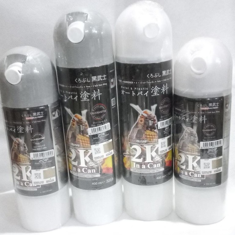 Pilok Cat Semprot Samurai Paint 2K Top Coat Clear dan Epoxy 2K01H / 2K01 / 2K01A / 2K01P / 2K04P / 2K04 (300ml dan 400ml)