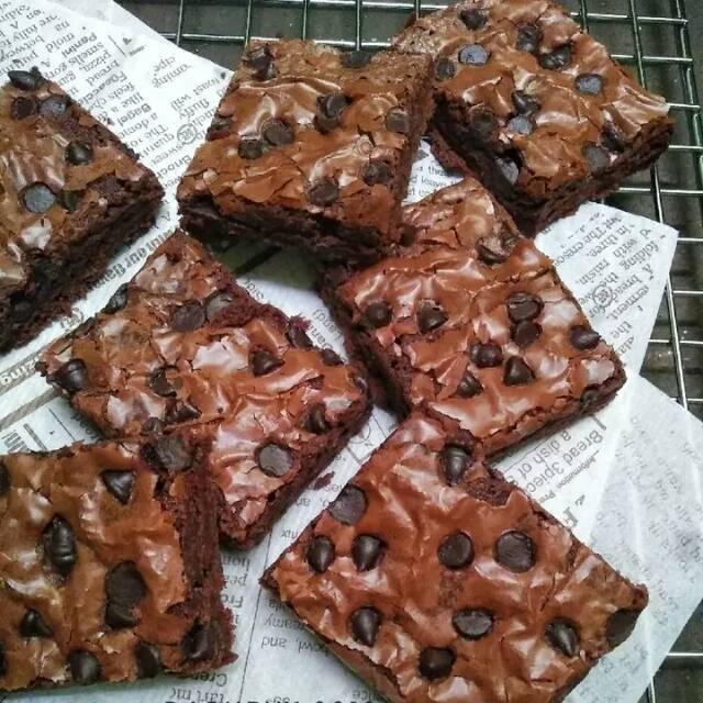 

Chewy brownies 3 pcs ukuran besar