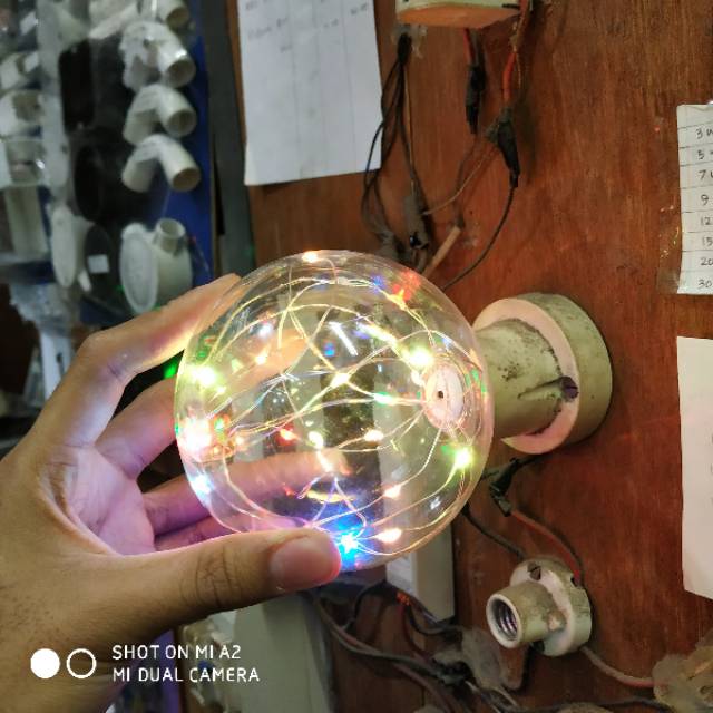 lampu hias bohlam hias lampu led tumbler bulb RGB