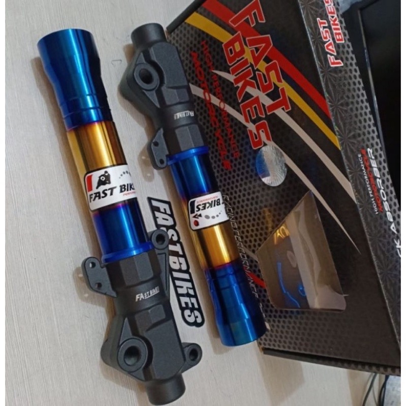 TABUNG SHOCK DEPAN TWOTONE FAST BIKES BOTTOM SHOCKBREAKER MIO SPORTY FINO BEAT VARIO SCOOPY MIO SPORTY MIO J DLL