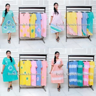 Promo Termurah Daster kaos Tie Dye  Jumputan Pekalongan 