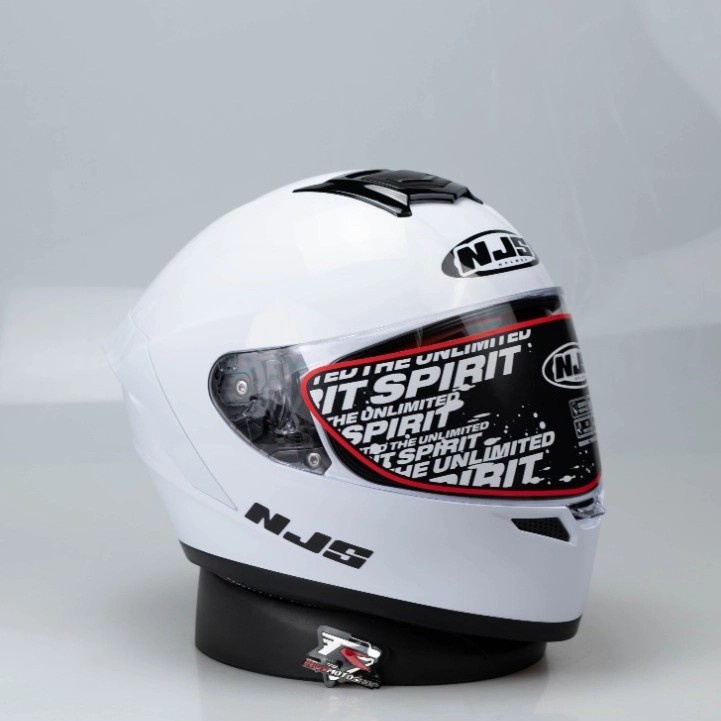 NJS ZX-1 WHITE HELM FULLFACE