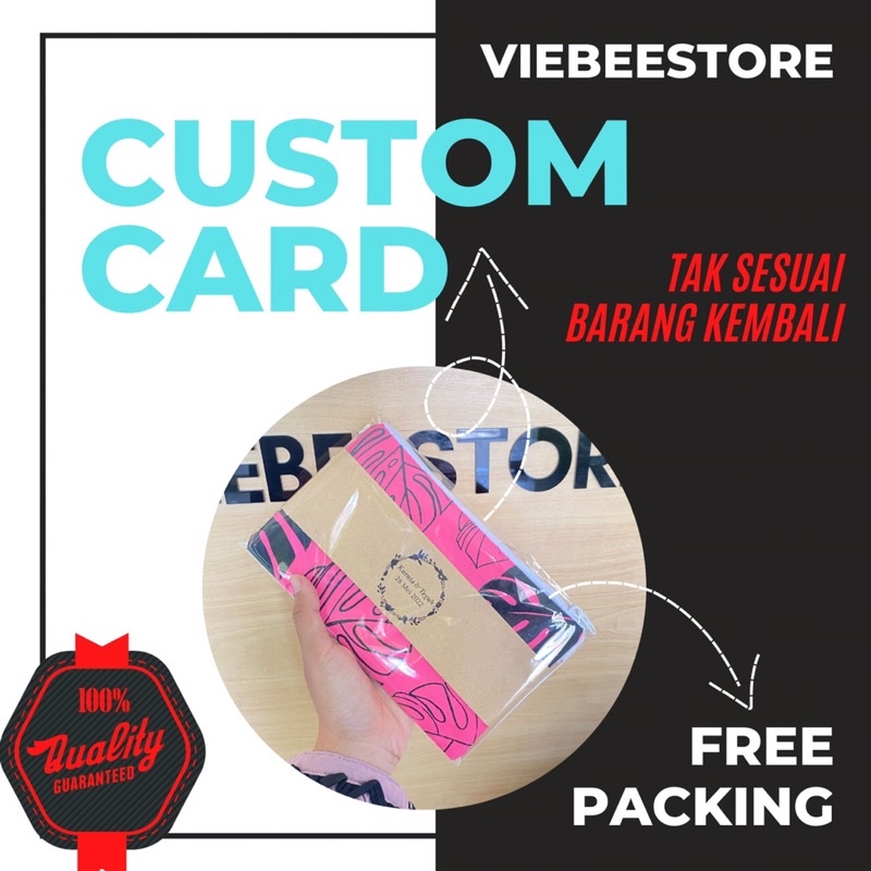 SOUVENIR  PERNIKAHAN ULTAH KHITAN TASYAKURAN POUCH SEMI KANVAS MOTIF MONSTERA PINK FREE PACK PLASTIK THANK CARD COKLAT 20X12