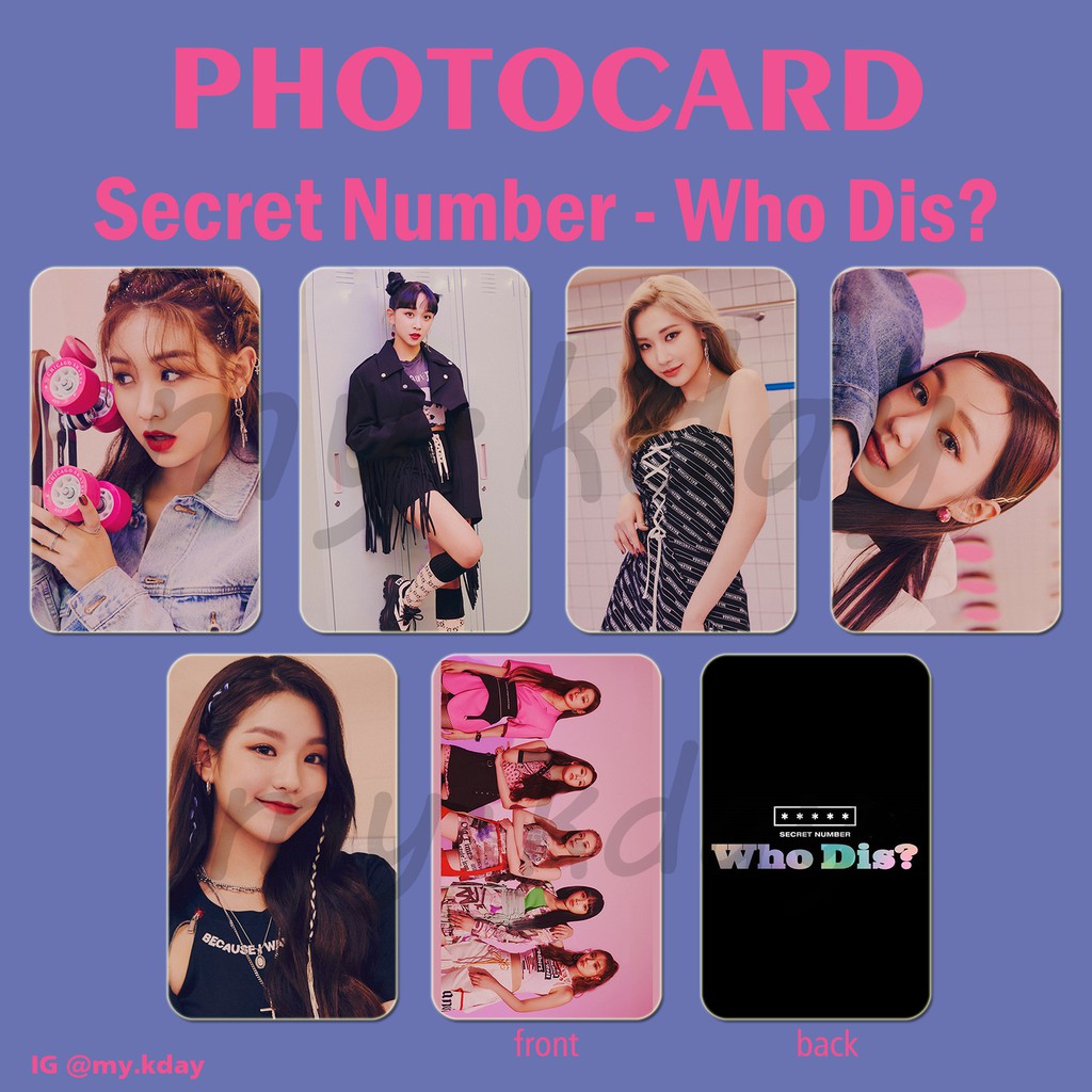 PC-0538, Unofficial Photocard Secret Number Who Dis? 2 sisi