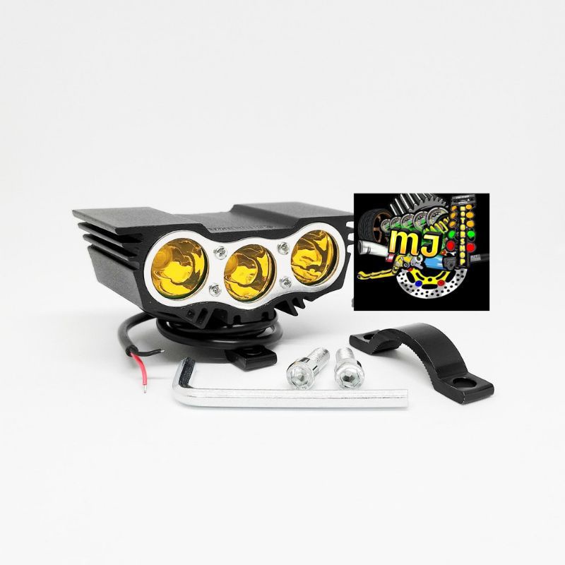 LAMPU SOROT 3 MATA BATMAN WHITE/LAMPU SOROT 2 MATA BATMAN WHITE