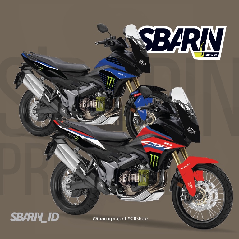 Decal Honda CS1 - Dakar I Sbarin Project