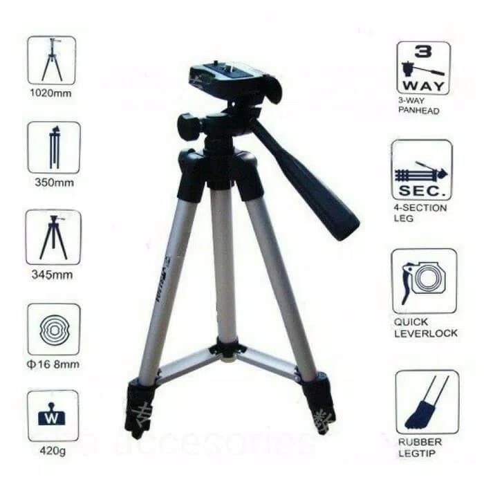 Tripod 1m 3110 - Tripod Hp &amp; Kamera 3110 Free Tas &amp; Holder U