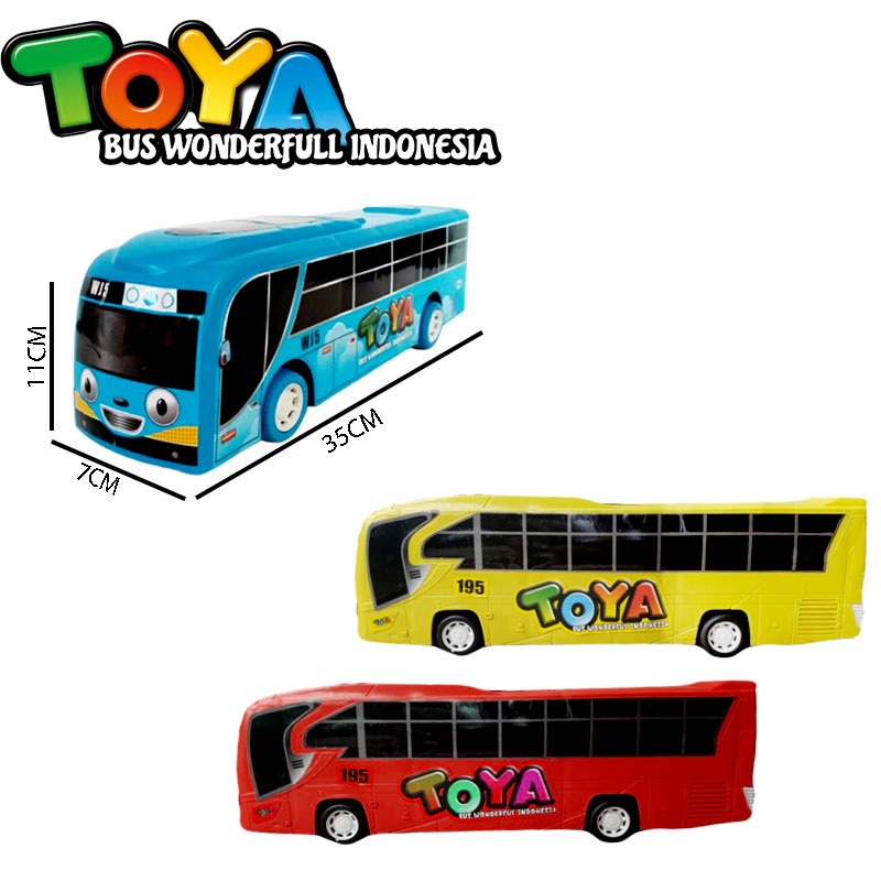 Sekawantoys Mainan Anak Toya Bus Wonderfull Indonesia wjs195