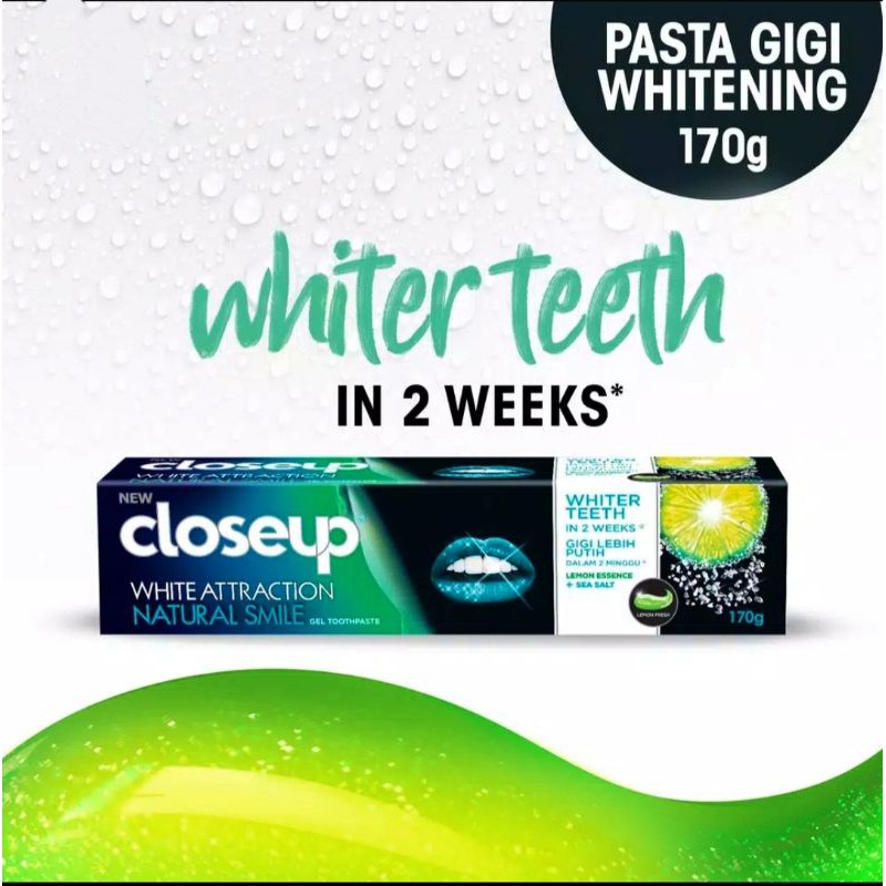 Close Up 170gr || White Attraction || Natural Smile || Pasta Gigi