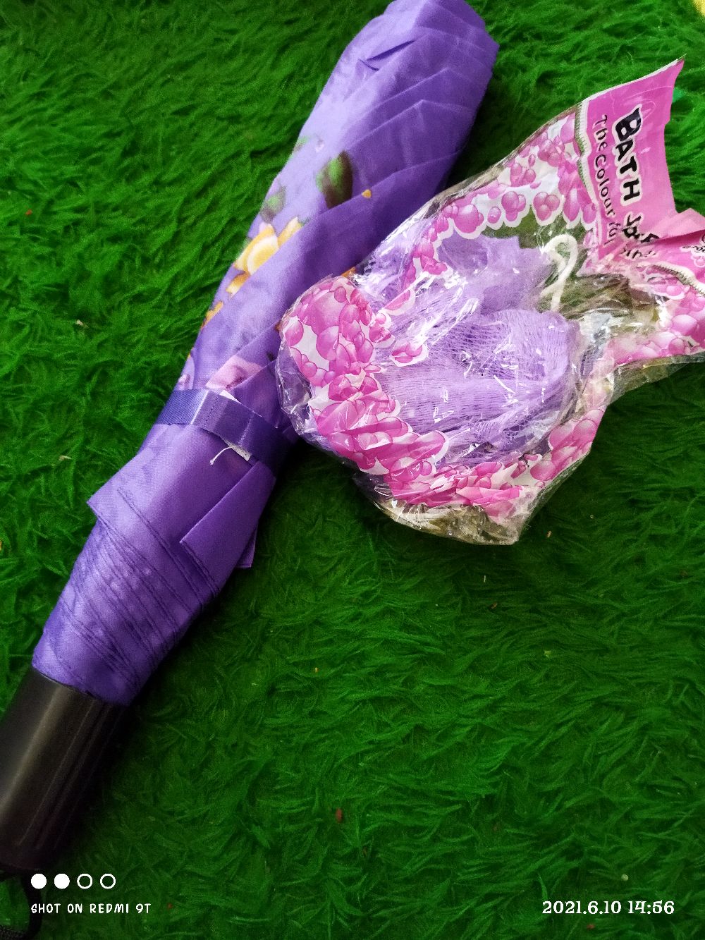 Payung Lipat 2 Kembang Bunga - L2003