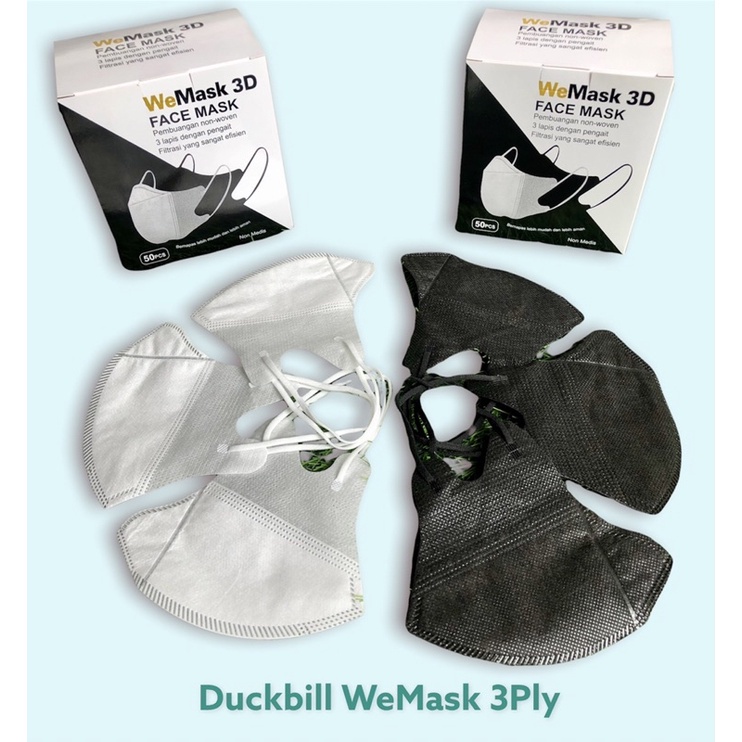 Masker Duckbill WeMask/WeMaze 3Ply ISI 50 PCS