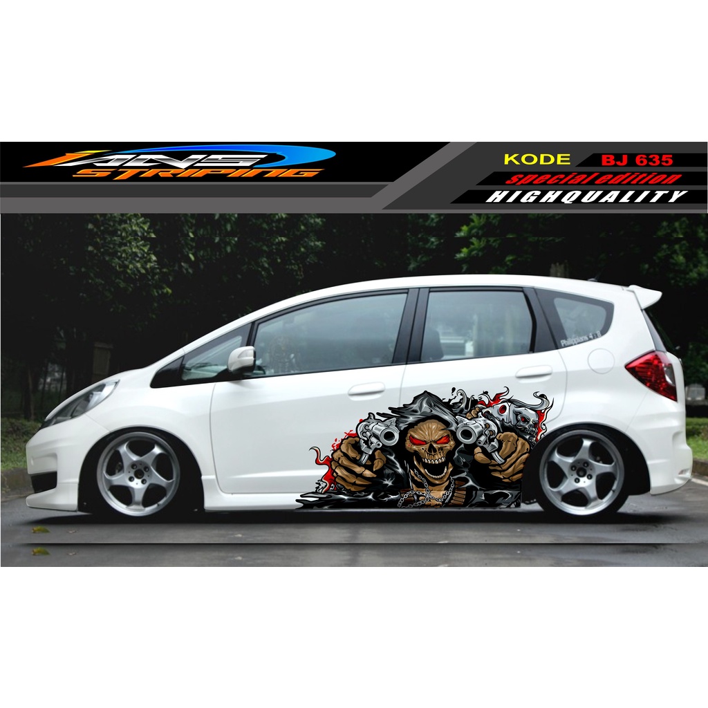 DECAL STICKER MOBIL JAZZ BRIO AVANZA SIGRA YARIS / STIKER VARIASI MOBIL / MODIF STICKER MOBIL 635