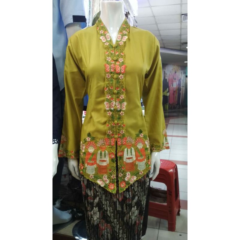 Kebaya encim bordir || encim ondel ondel