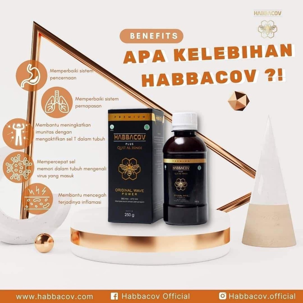 

Habbacov Plus Qust Al Hindi/Madu Herbal/HABBACOV MADU PLUS QUST AL HINDI / Membantu Mempercepat penyembuhan dan pemulihan Virus Corona