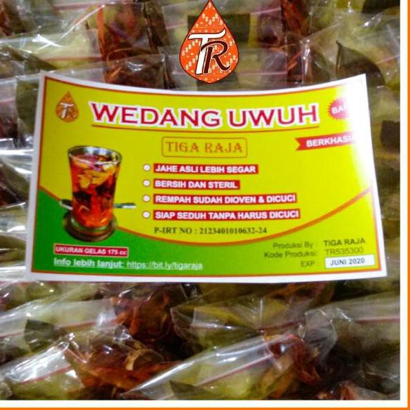

✽BEST♘ 5 Saset Wedang Uwuh Lengkap TIGA RAJA Jogja - Kemasan Plastik ✮