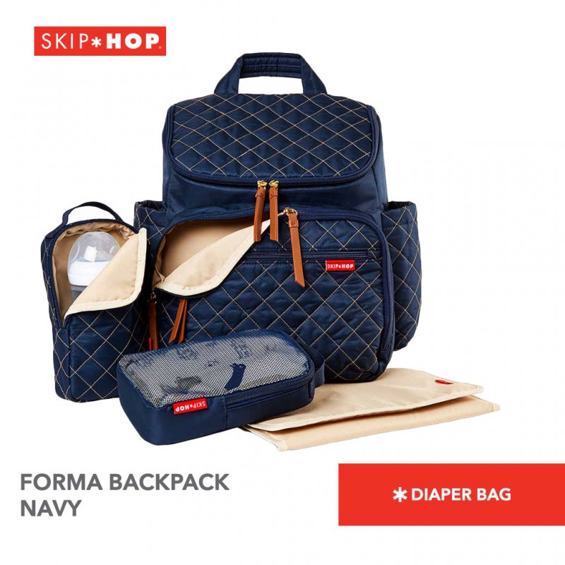 Skip Hop Forma Backpack Diaper Bag Tas Perlengkapan Popok Bayi - Navy