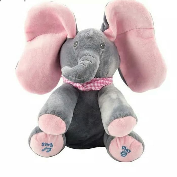 Boneka Gajah Peek A Boo atau Kado Mainan Anak Perempuan Boneka Peek A Boo