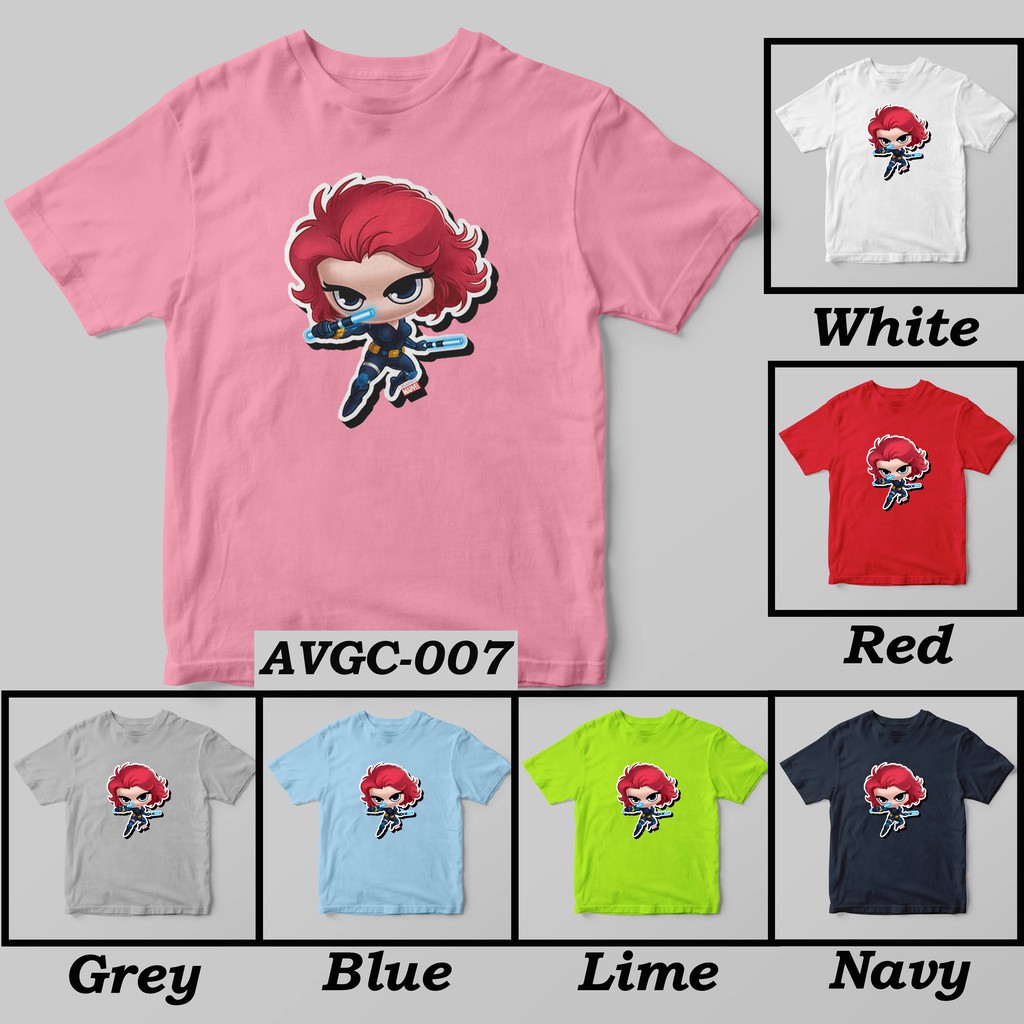 [FREE NAMA!!] Kaos Anak &amp; Family Avengers Chibi 100% COTTON PREMIUM