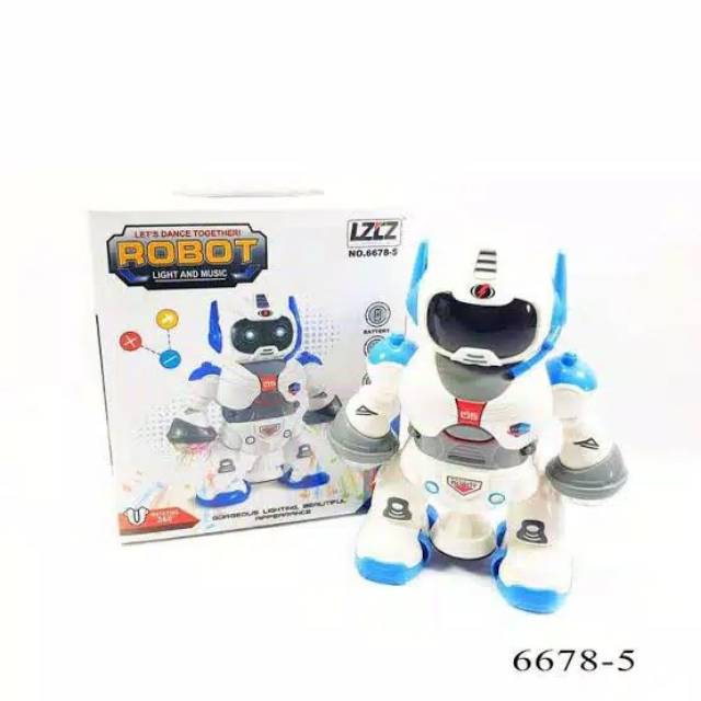 MAINAN ROBOT DANCING MUSIC LIGHTING COOL 20555-5