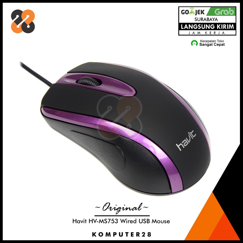 Havit HV-MS753 Office Wired USB Mouse - Mouse Kabel USB