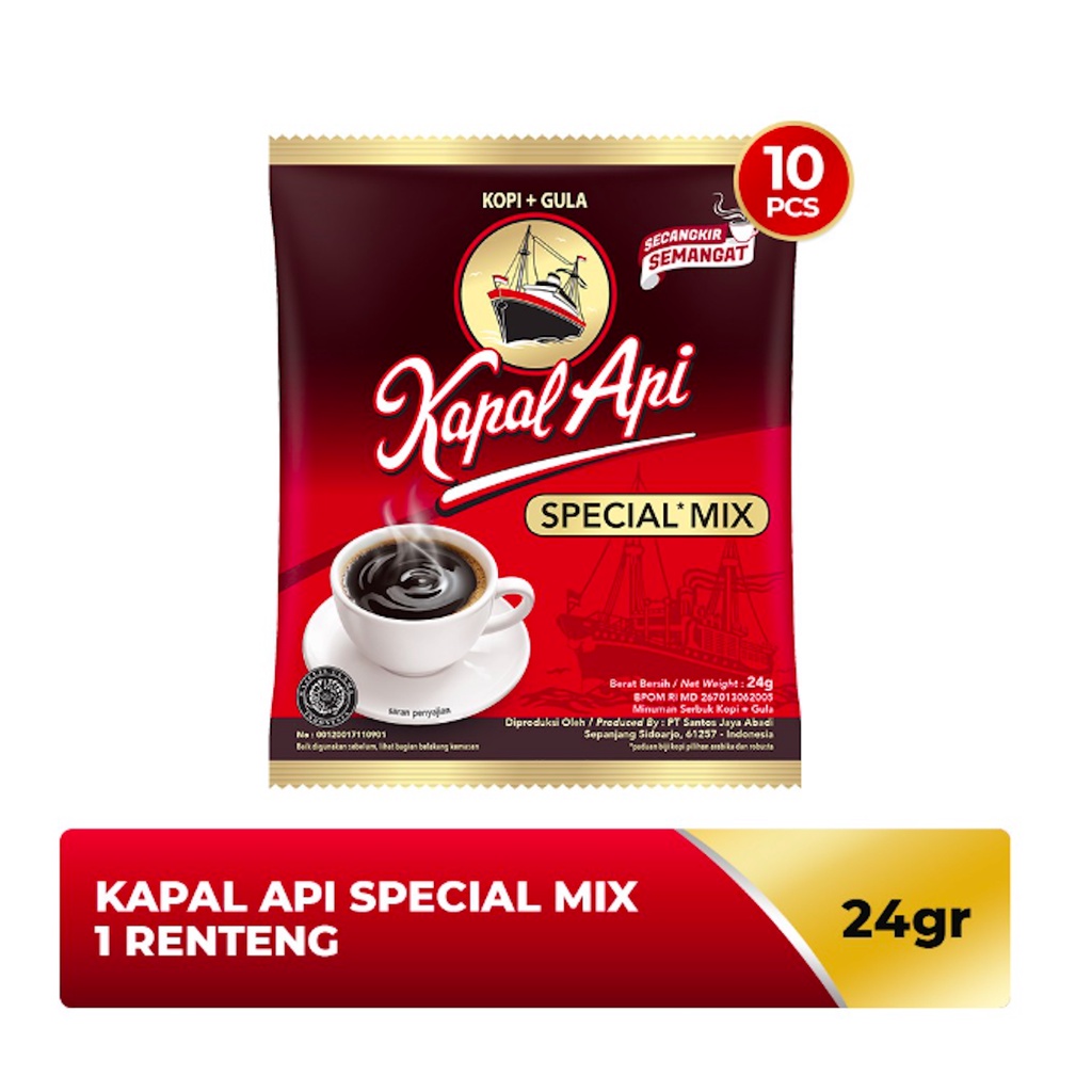 Kopi KAPAL API Special Mix 1 Renceng Kopi KAPAL API Special 1 Renteng