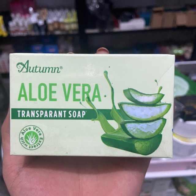 Sabun batang aloevera autumn bpom - autumn aloevera transparant soap