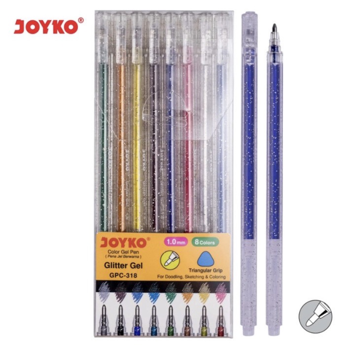 

Sale Colour Gel Pen Glitter Joyko Gpc-318 Berkualitas