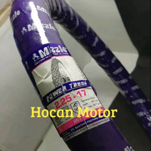 BAN LUAR MIZZLE BUKAN TUBLES UKURAN 225 RING 17 HIGH QUALITY MIZLE POWER TREDD