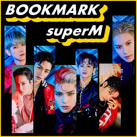 

Pembatas Buku superM Bookmark KPOP
