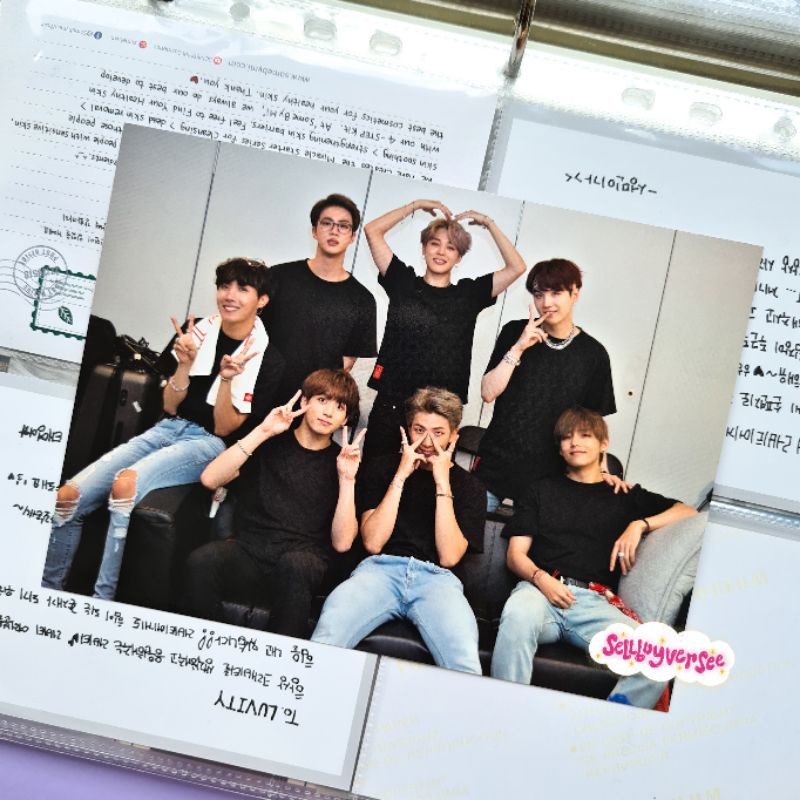 [BOOKED] Postcard BTS Tour DVD LY Europe Eu Posca Love Yourself