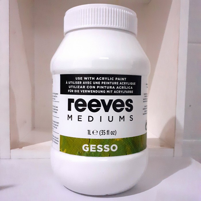 

Produk Terbaru Reeves White Gesso 1 Litre For Acrylic & Oil Paint