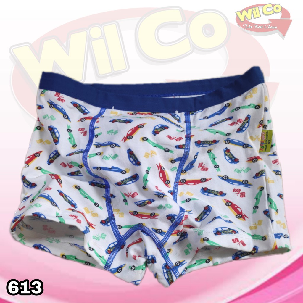 K613 - (Harga 1Pcs) CELANA DALAM ANAK [BOXER] PAKAIAN DALAM ANAK COWOK AGREE KIDS SIZE M - XL