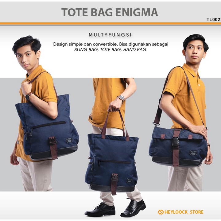 TAS PRIA TAS SELEMPANG LAPTOP MULTIFUNGSI TOTE BAG TAS JINJING COWOK WANITA TAS KULIAH SANTAI KEREN