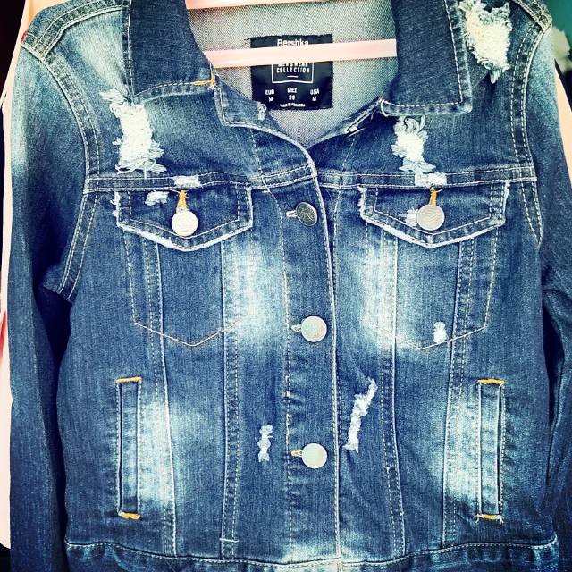 Jaket jeans anak Bershka original