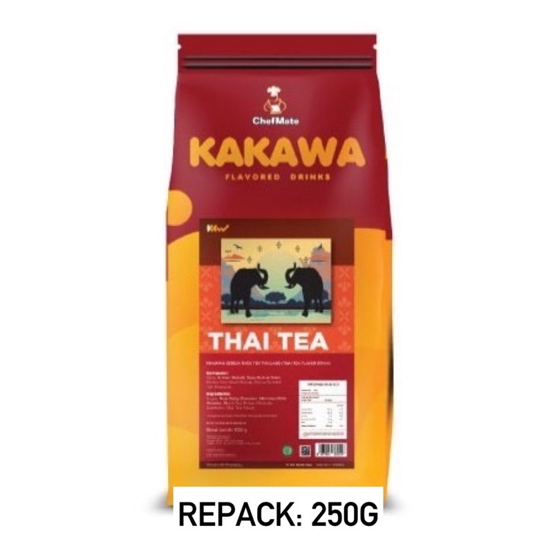 

REPACK: 250G - Chefmate Kakawa THAI TEA (Milkshake/ Serbuk Minuman/ Powder Drink)