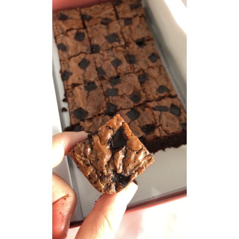 

CHEWY BROWNIES BELGIUM CHOOLATE PREMIUM BROWNIS PANGGANG FUDGY REALBROWNIES