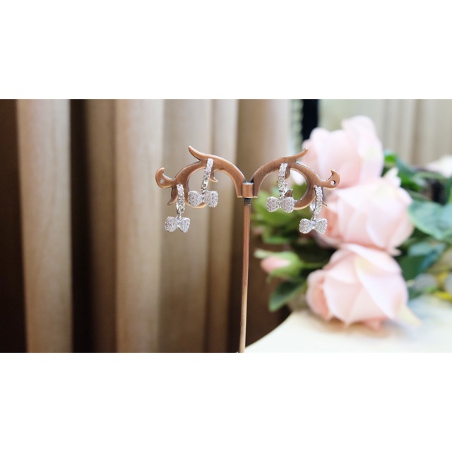 Swarovski Earring / Anting Pita Swarovski