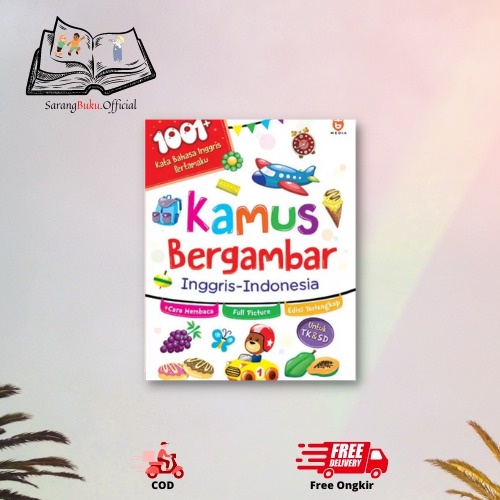AG - Buku Kamus Bergambar Bahasa Inggris-Indonesia  Untuk TK Dan SD
