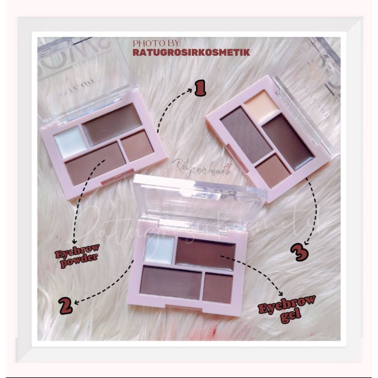 PROMO!!!EYEBROW PALETTE 4 COLORS ANYLADY NO.937/HELLO BEAR 3 COLORS NO.954