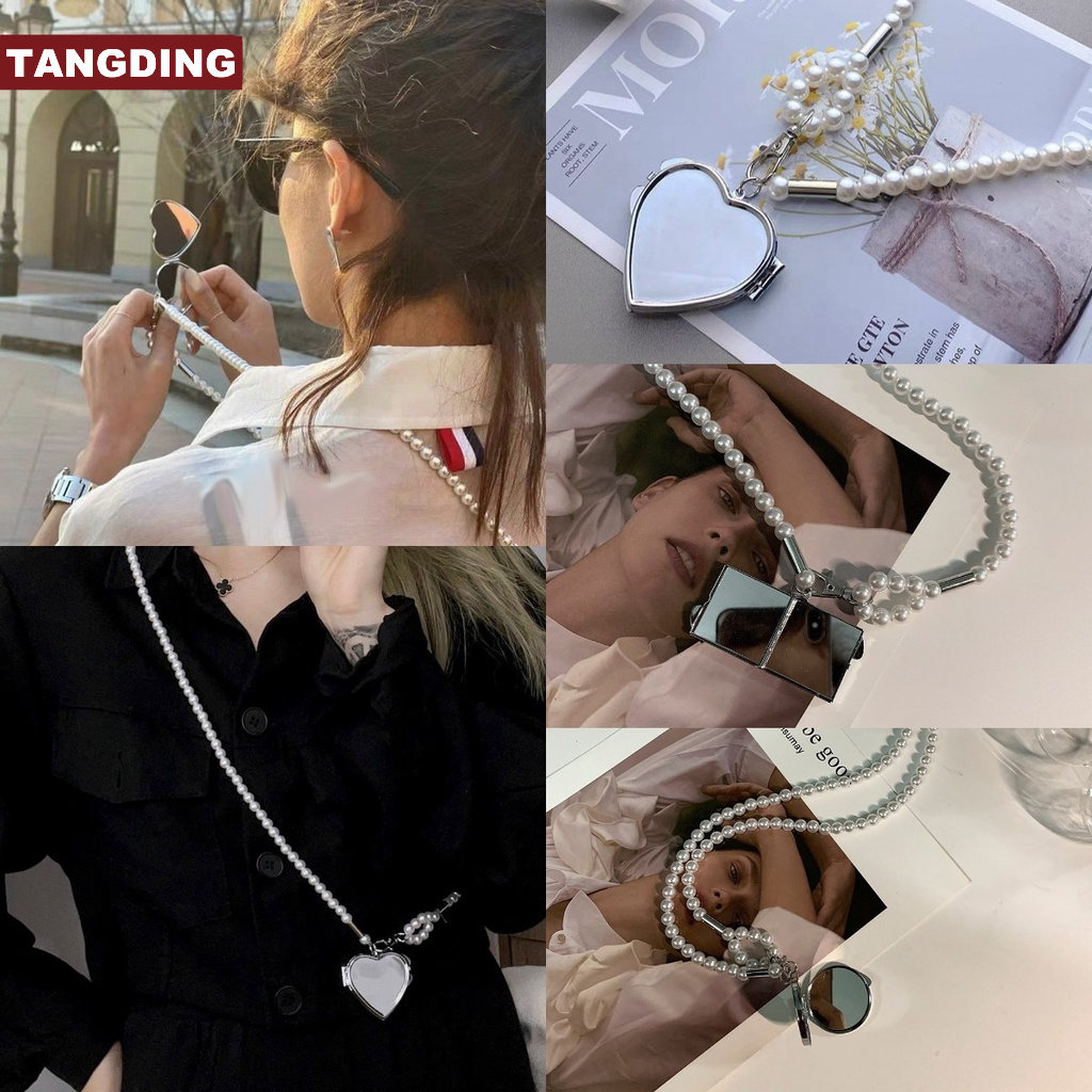 【COD Tangding】Aksesoris Tali Rantai Pinggang Mutiara Diagonal Serbaguna Untuk Wanita