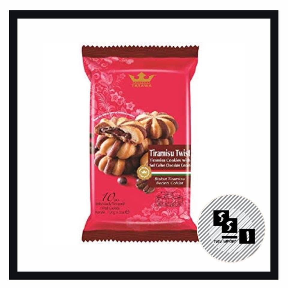 

Tatawa Tiramisu Twist/ Tiramisu Cookies/ biskuit coffee 120g