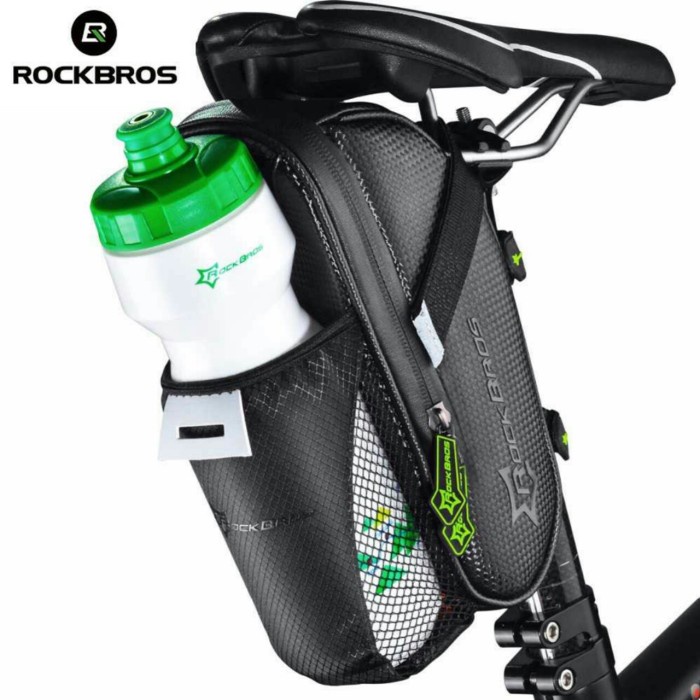 Tas Sadel Sepeda Lipat Gunung Roadbike Holder Botol Minum Rockbros