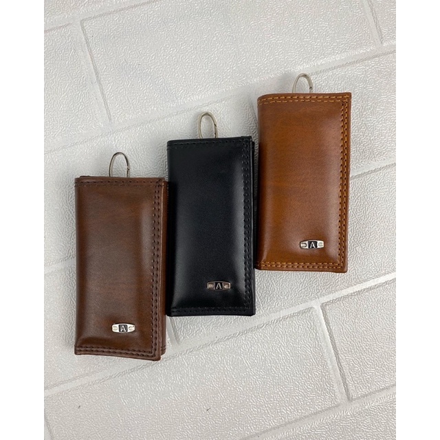 DOMPET KUNCI STNK LIPAT 3 BAHAN KILAP DOMPET STNK MOBIL KULIT SINTETIS DOMPET KUNCI MOTOR LIPAT LOGO GANTUNGAN KUNCI STNK